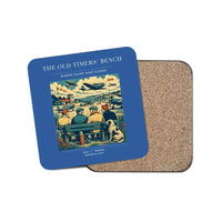 Thumbnail for The Old Timers' Bench - Designed Coasters design on blue 1-piece