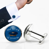 Thumbnail for Your Captain Is Speaking Cuff Links - view 2