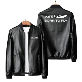 Born To Fly PU Leather Jackets