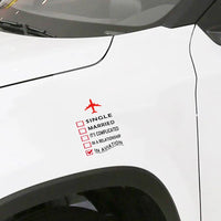 Thumbnail for Aviation Car Sticker - view 2