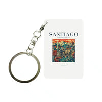 Thumbnail for SANTIAGO - Poster - Key Chain - White