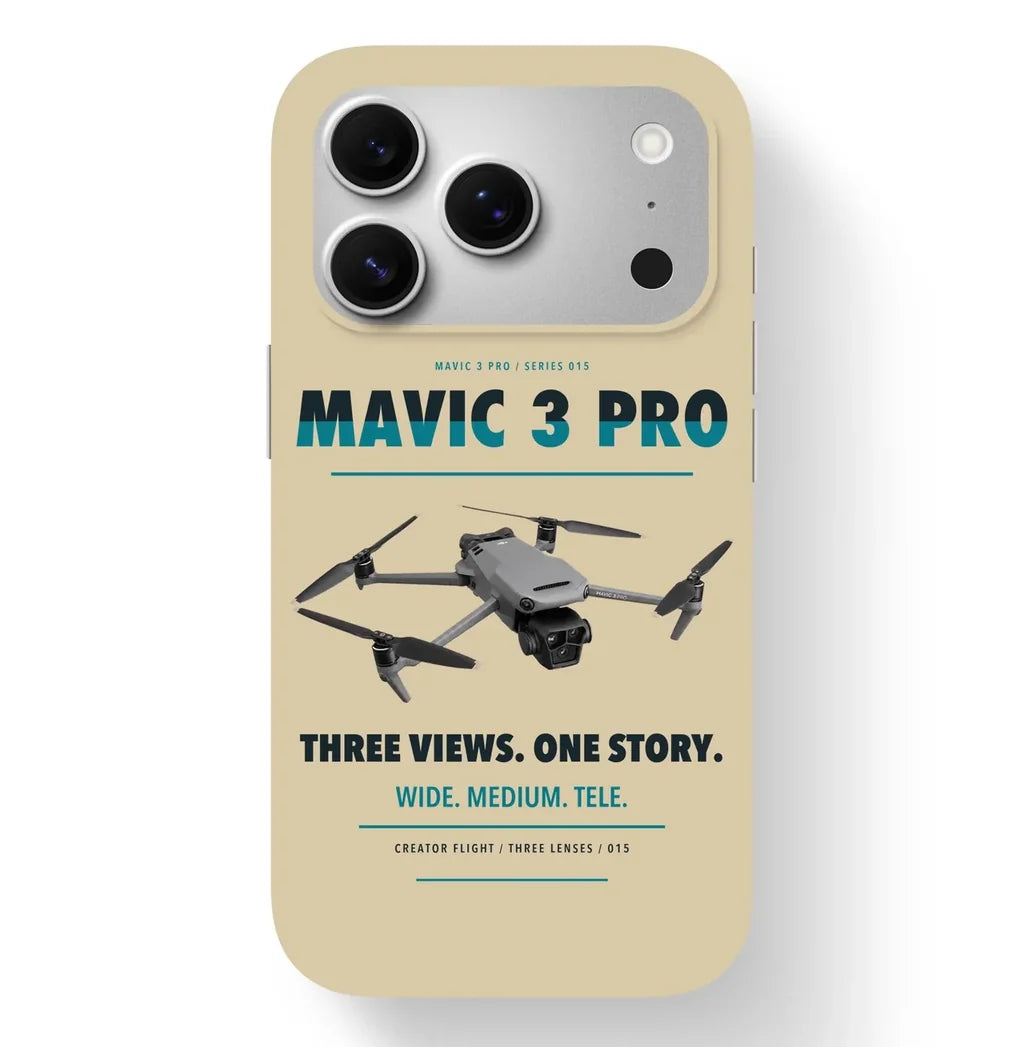DJI Mavic 3 Pro Case design on beige iphone case