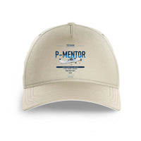 Thumbnail for Tecnam P-Mentor design on beige printed hat