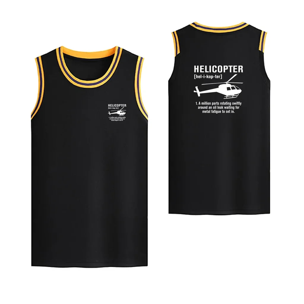 Customisable Helicopter Basketball Print - view 2