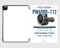 Thumbnail for PW4000-112 design on white ipad tablet case