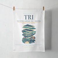 Thumbnail for Tri-Cities Airport (TRI) design on white towel