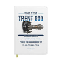 Thumbnail for TRENT 800 design on white notebook
