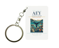 Thumbnail for Akureyri Airport (AEY) design on white key chain