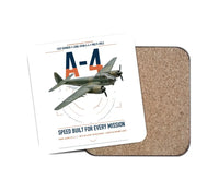 Thumbnail for Junkers Ju 88A-4 design on white 1 piece coaster
