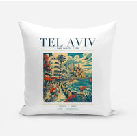 Thumbnail for TEL AVIV - Poster - Pillow - White