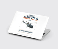 Thumbnail for Aérospatiale SA 316B Alouette III design on white MacBook case