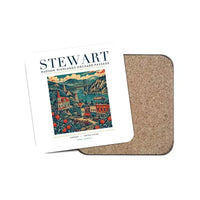 Thumbnail for STEWART - Poster - Coaster - White