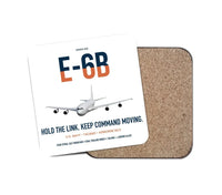 Thumbnail for E-6B Mercury design on white 1 piece coaster