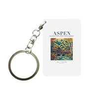 Thumbnail for ASPEN - Poster - Key Chain - White