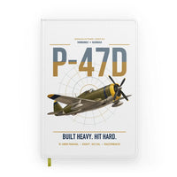 Thumbnail for P-47D Thunderbolt Razorback design on white notebook