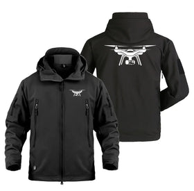 Drone Silhouette Military Jackets (Customizable)