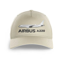 Thumbnail for The Airbus A220 printed hat - beige