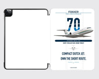 Thumbnail for Fokker 70 design on white ipad tablet case