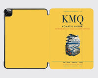 Thumbnail for Komatsu Airport (KMQ) design on yellow ipad tablet case