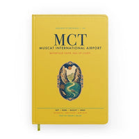 Thumbnail for Muscat International Airport (MCT) design on yellow notebook