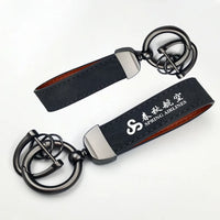 Thumbnail for Spring Airlines Horseshoe Buckle key chain in black