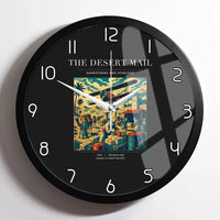 Thumbnail for VINTAGE G4020 - The Desert Mail - Designed Wall Clocks design on black framed