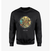Thumbnail for VIGAN - Badge - Sweatshirt - Black