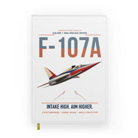 Thumbnail for F-107A Ultra Sabre design on white notebook
