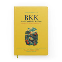 Thumbnail for Bangkok Suvarnabhumi Airport (BKK) design on yellow notebook