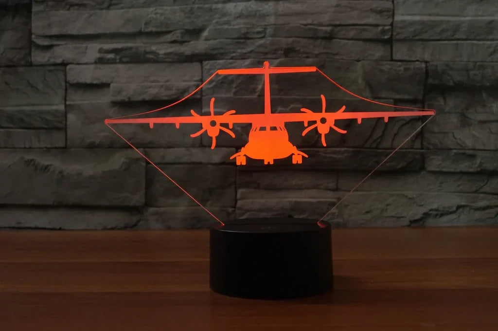 Customisable ATR-72 3D Lamp - view 3