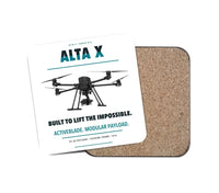 Thumbnail for Freefly Alta X design on white 1 piece coaster