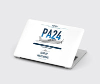 Thumbnail for Piper PA-24-250 Comanche 250 design on white MacBook case