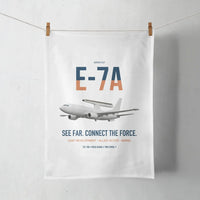 Thumbnail for E-7A Wedgetail design on white towel