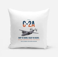 Thumbnail for C-2A Greyhound design on white pillow