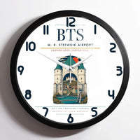 Thumbnail for M. R. Stefanik Airport BTS Wall-Clock Framed - White