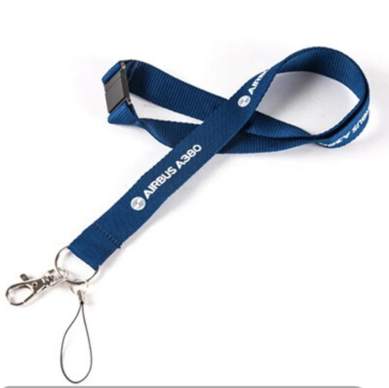 Super Airbus A380 lanyard and ID holder, Short Style