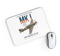 Thumbnail for Hawker Hurricane Mk I design on white rectangle mouse pad