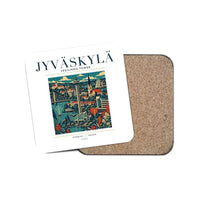 Thumbnail for JYVÄSKYLÄ - Poster - Coaster - White