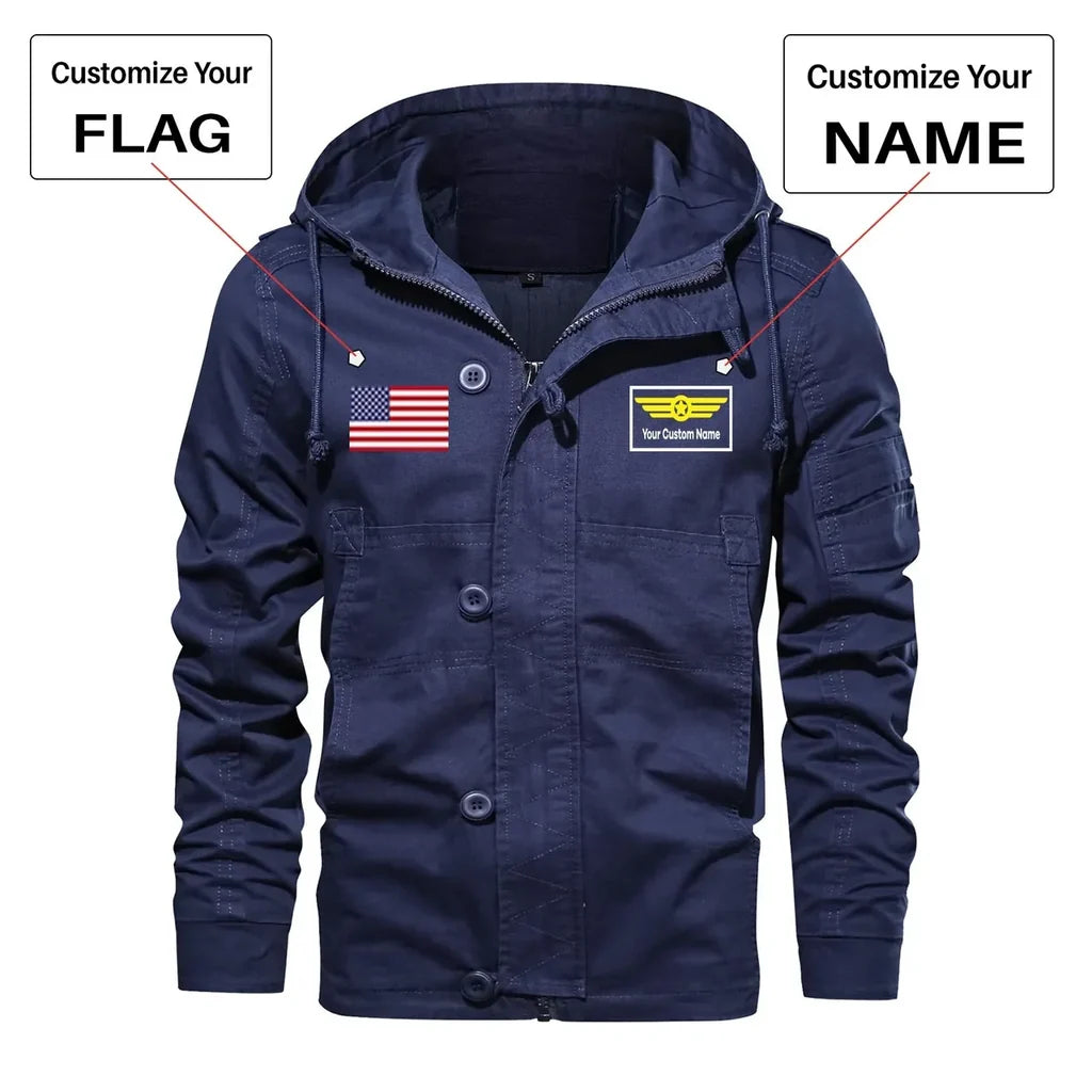 Customisable Flag & Name Jacket - view 2