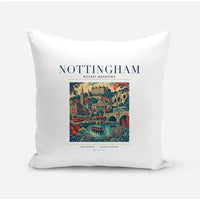 Thumbnail for NOTTINGHAM - Poster - Pillow - White