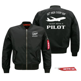 Get High Every Day Sleep With A Pilot Pilot Jackets (Customizable)