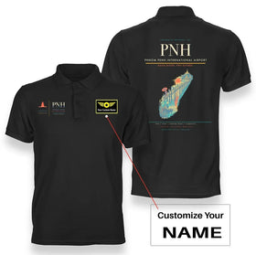 Phnom Penh International Airport (PNH) Premium Polo T-Shirts
