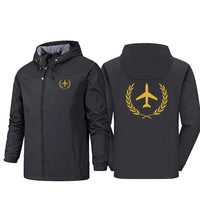 Thumbnail for Leaf & Airplane Rain Jacket - view 2