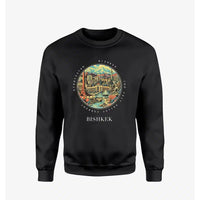 Thumbnail for BISHKEK - Badge - Sweatshirt - Black