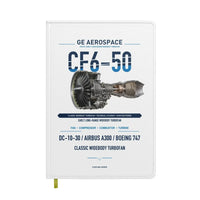 Thumbnail for CF6-50 design on white notebook