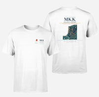 Thumbnail for Molokai Airport (MKK) design printed on white double-side t-shirt