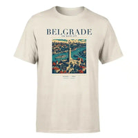 Thumbnail for BELGRADE - Poster - Premium T-Shirt - Beige