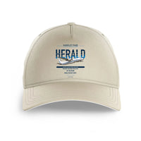 Thumbnail for Handley Page HPR.7 Dart Herald design on beige printed hat