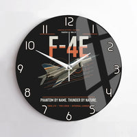 Thumbnail for F-4E Phantom II design on black no frame wall clock