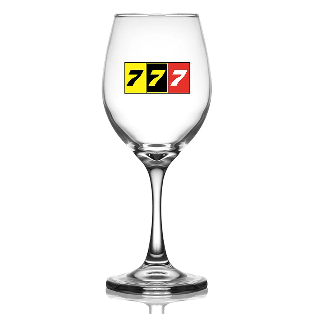 Customisable Boeing 777 Wine Glass - view 2